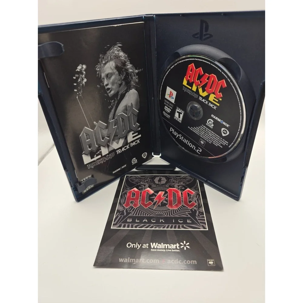 AC/DC Live Rock Band Track Pack (PS2 Playstation 2) W/ Manual